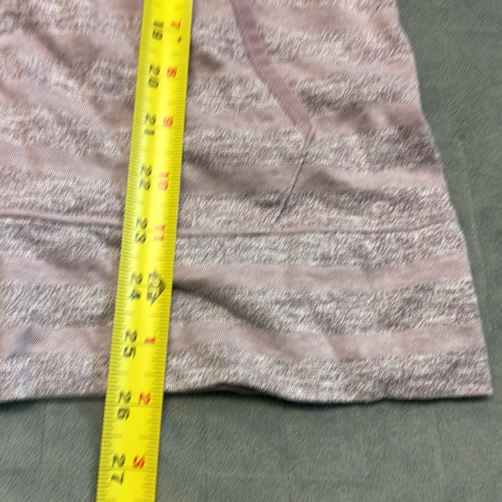 Columbia Hooded Sweatshirt, Jacket, Zip-up, Mauve, Pink, Striped, Size M - Picture 8 of 9